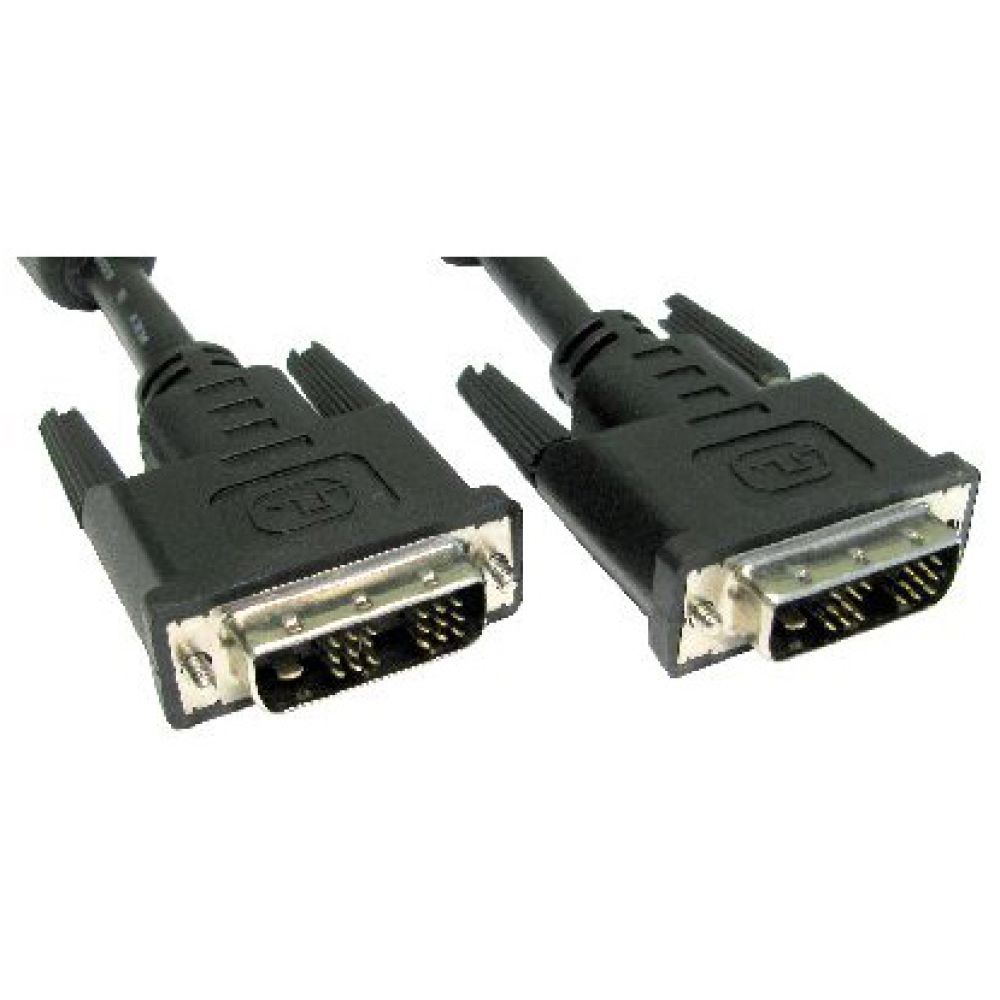 Cables Direct 2m DVI-D Cable Black