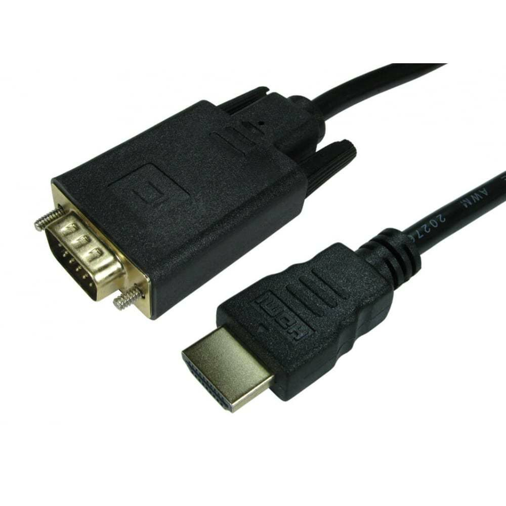 Cables Direct 77HDMI-VGCAB022 HDMI to VGA Adapter Cable 1.8m Black