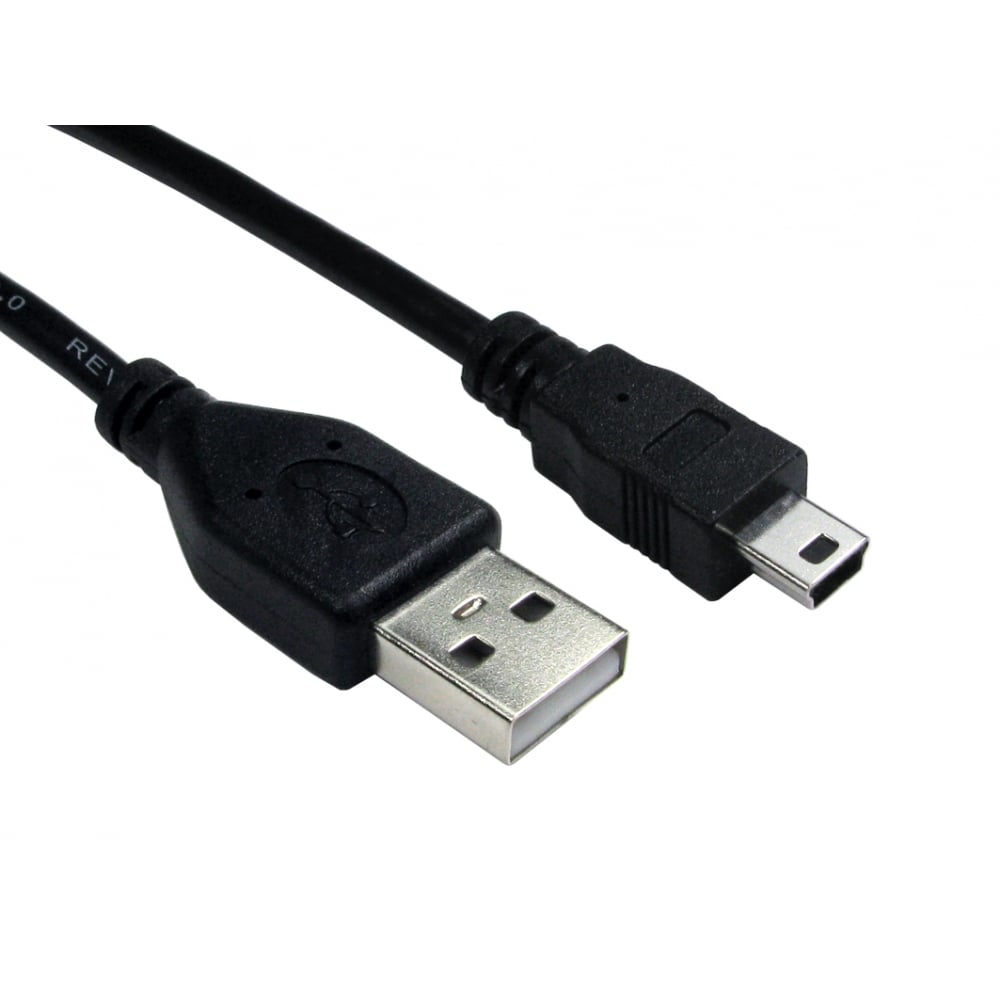 Cables Direct 99CDL2-0623 USB 2.0 A to Mini-B Cable 3m Black