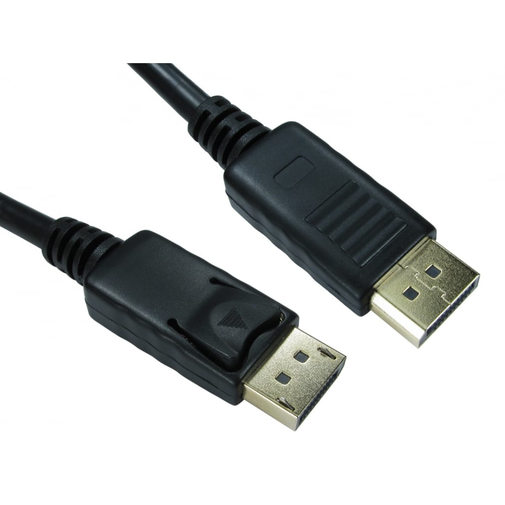 Cables Direct 99DP-003LOCK DisplayPort Cable 3m Black