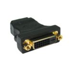 Cables Direct CDL-DV005 DVI-D 19-Pin to HDMI Gender Changer Black