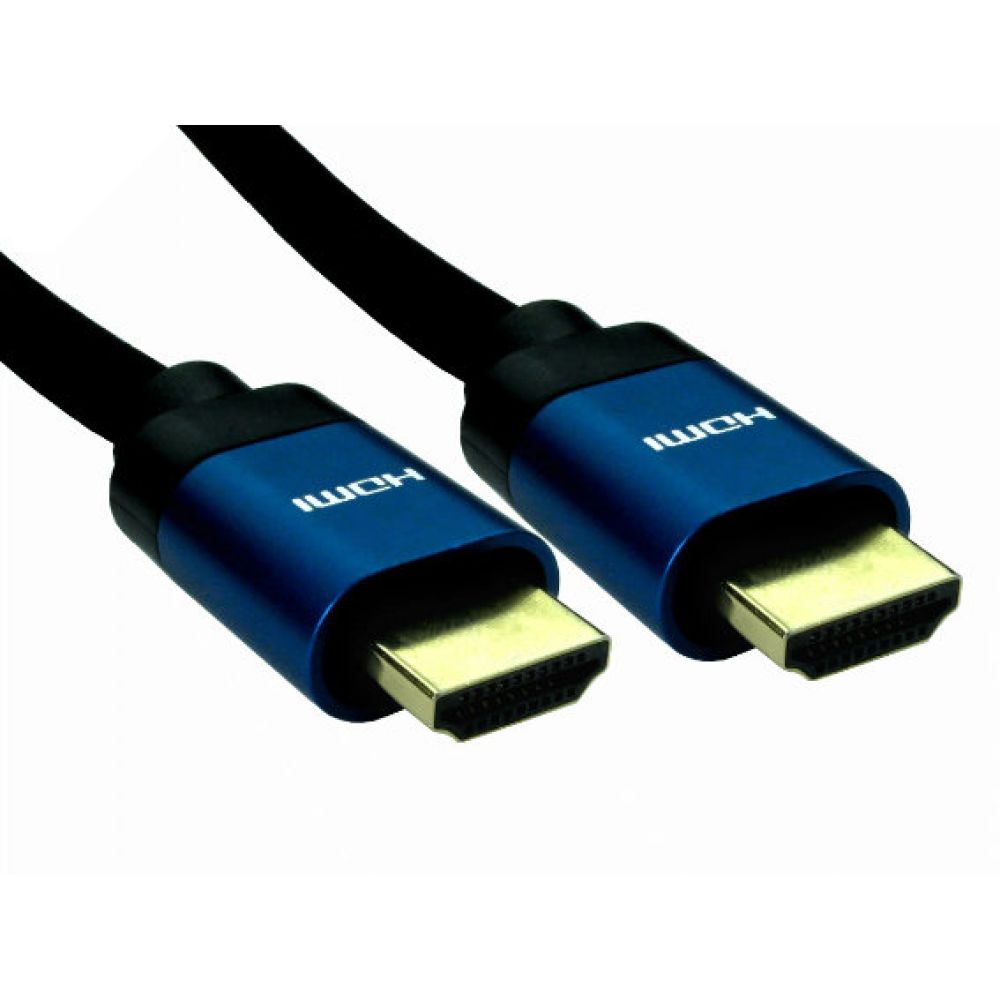 Cables Direct CDLHD8K-00BL HDMI 0.5m Type A Black/Blue