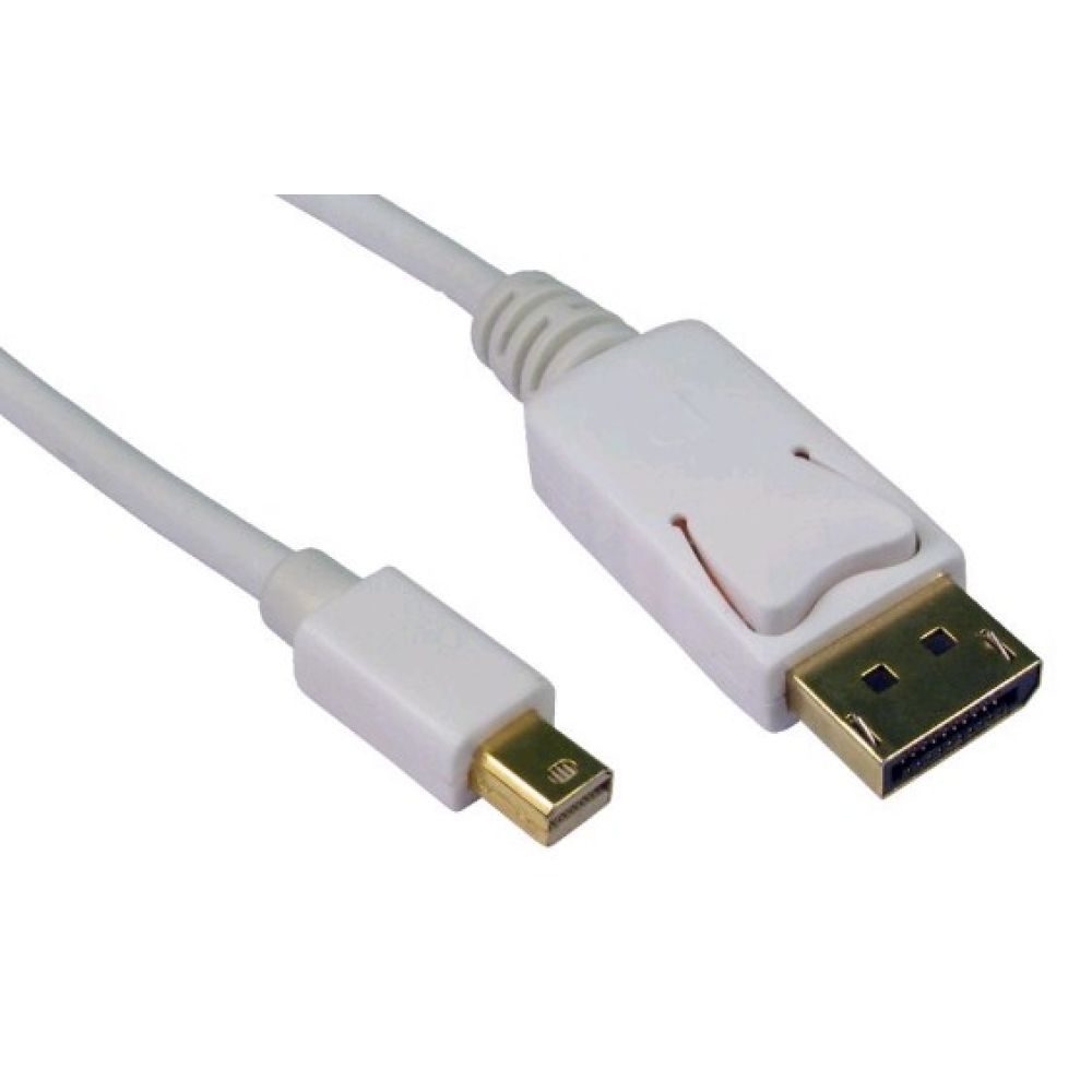 Cables Direct CDLMDP-102 2m Mini DisplayPort White Cable