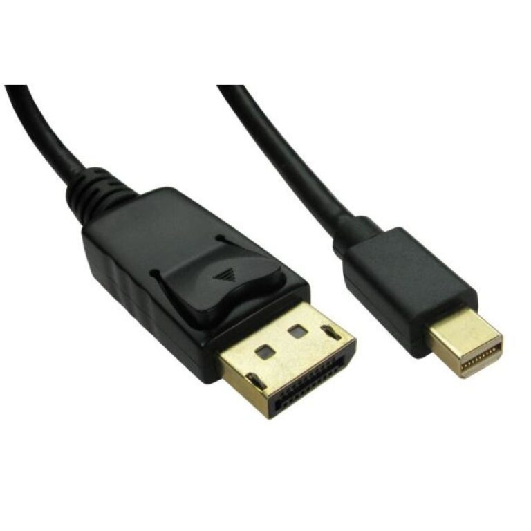 Cables Direct CDLMDP 1m DisplayPort to Mini DisplayPort Cable Black