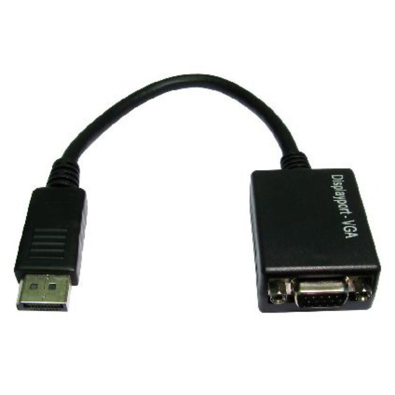 Cables Direct DisplayPort to VGA Cable - 0.15m - Black