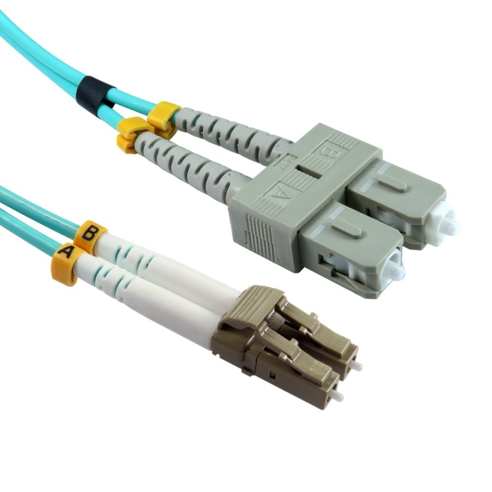 Cables Direct FB3M-LCSC-020D 2m InfiniBand Aqua LC-SC