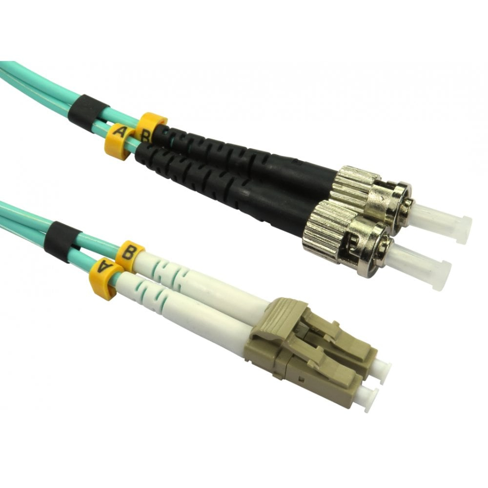 Cables Direct FB3M-LCST-030D 3m LC ST Aqua InfiniBand/Fibre Cable