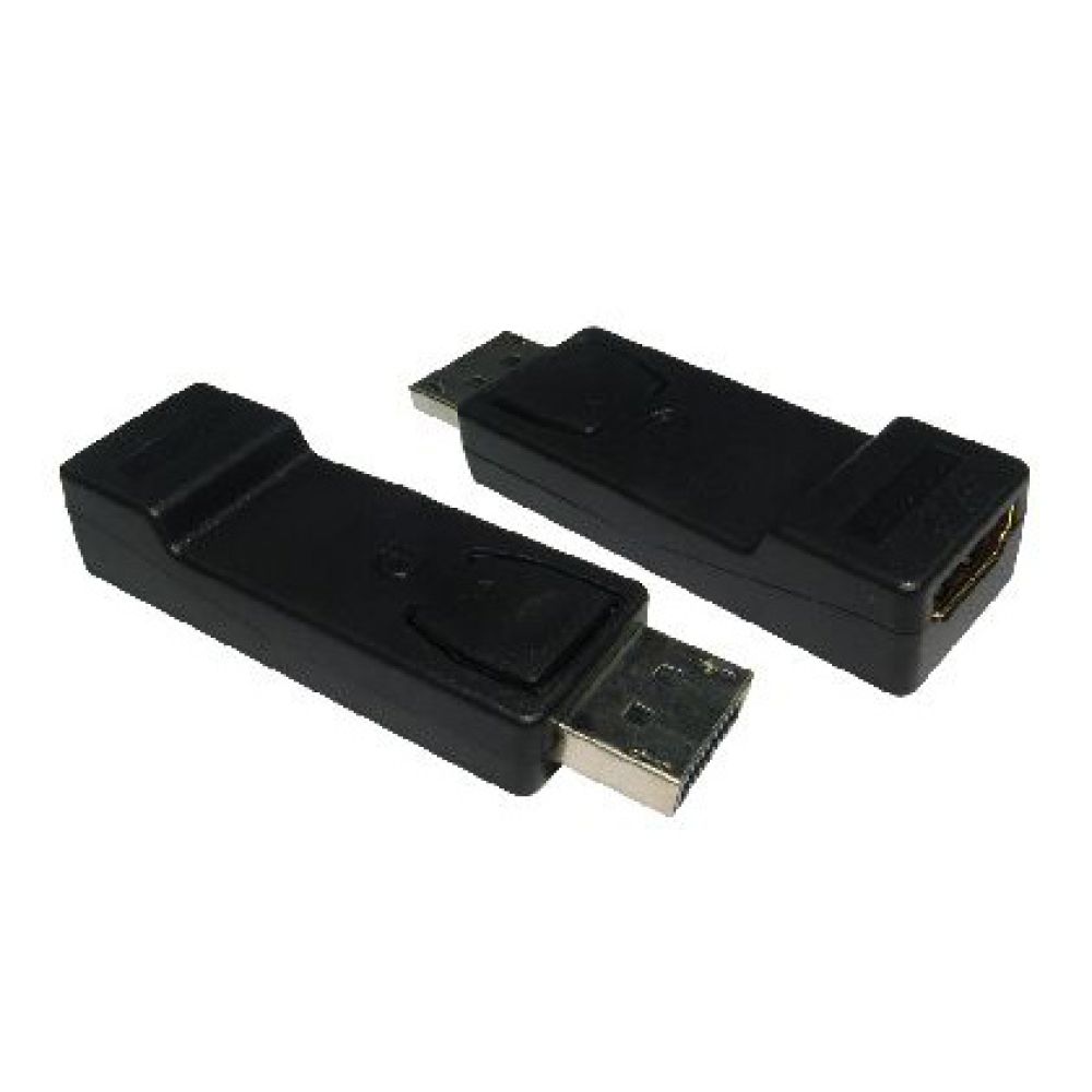 Cables Direct HDHDPORT-005 DisplayPort to HDMI Gender Changer Black