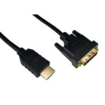 Cables Direct HDMI-DVI-D 1.8m Black Cable