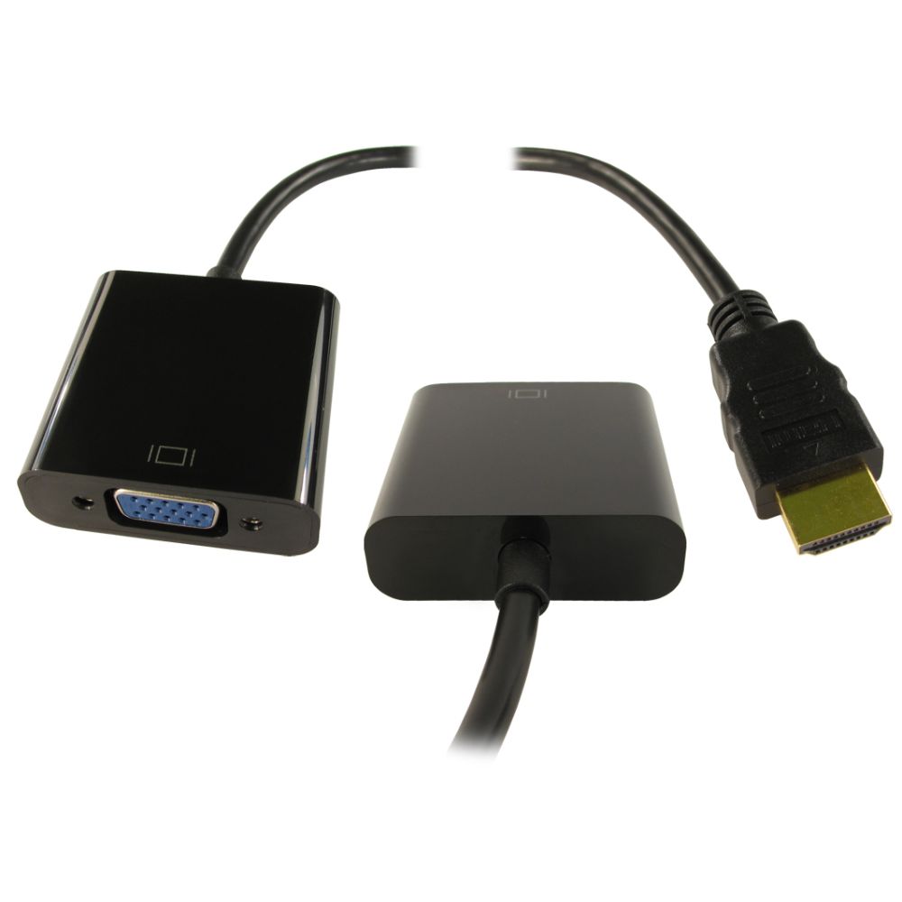 Cables Direct NLHDMI-HSV01 HDMI to VGA Adapter Black