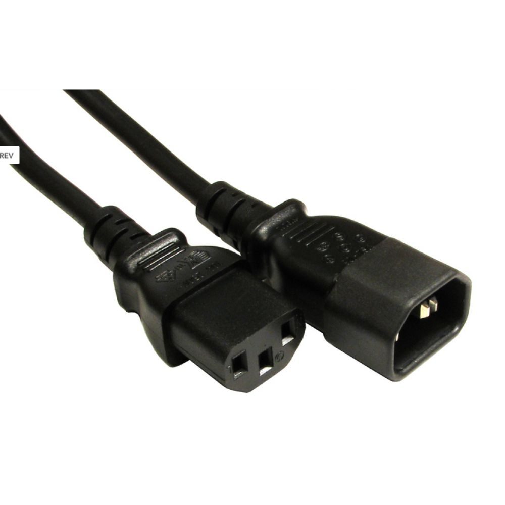 Cables Direct RB-301 Power Cable Black 1.8m C13 to C14