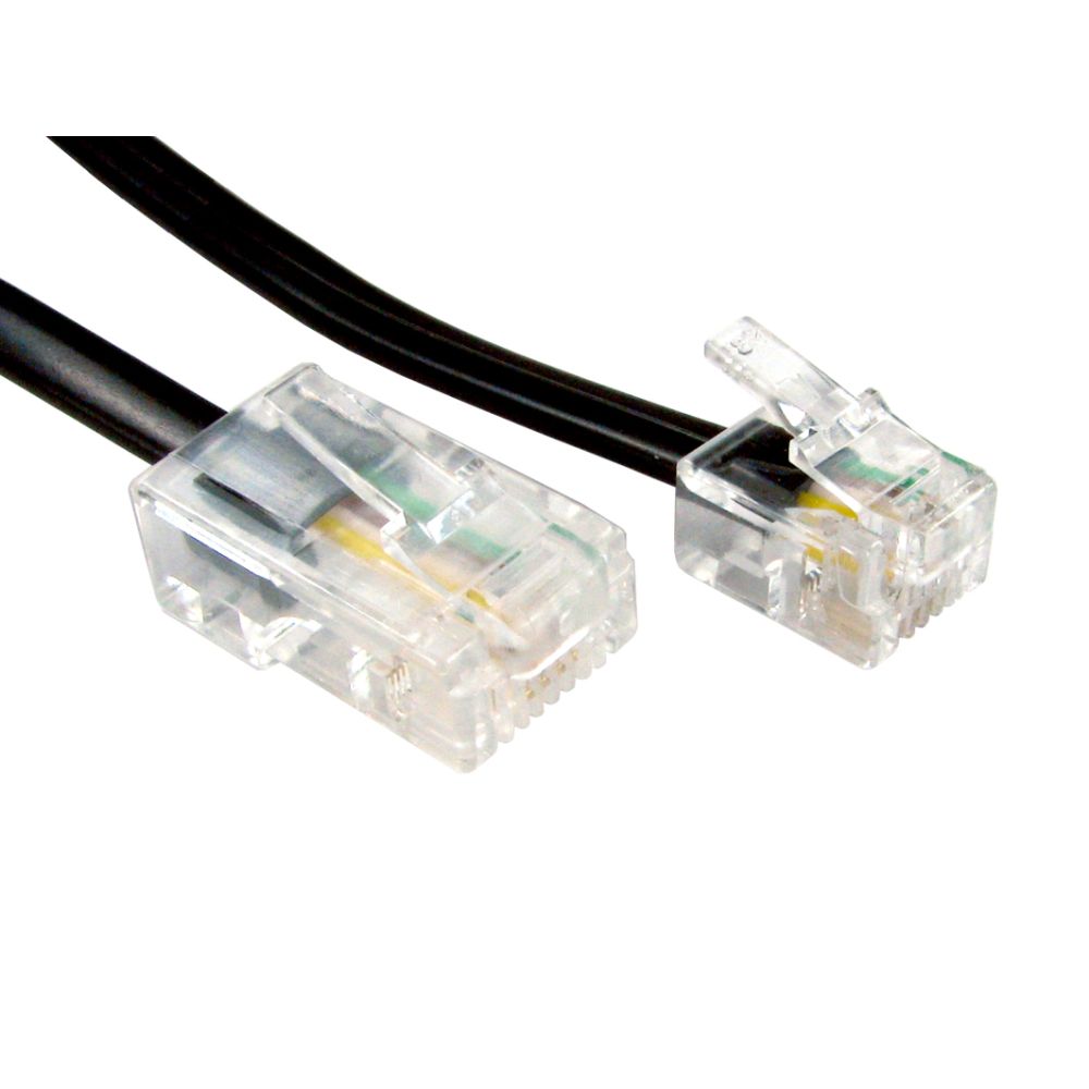 Cables Direct RJ11/RJ45 3m Black