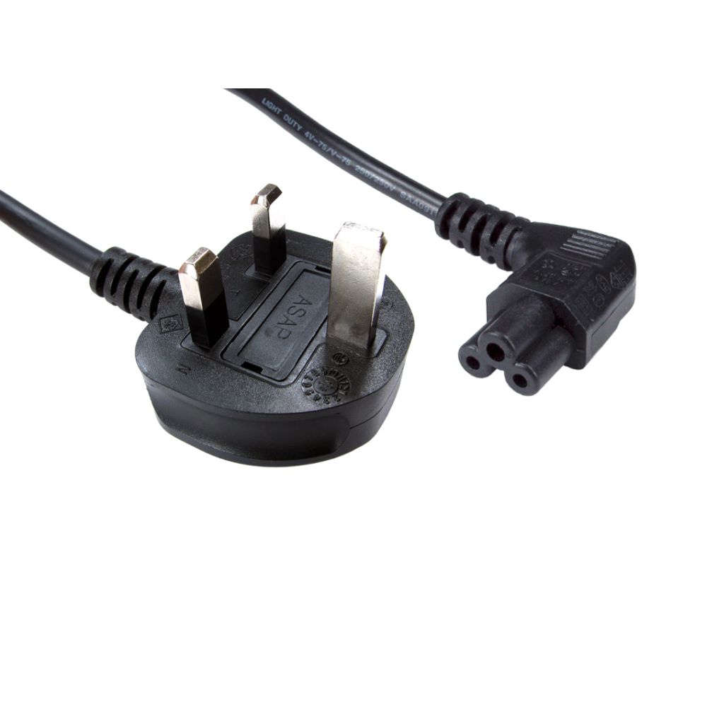 Cables Direct Type G to C5 1.8m Black Power Cable