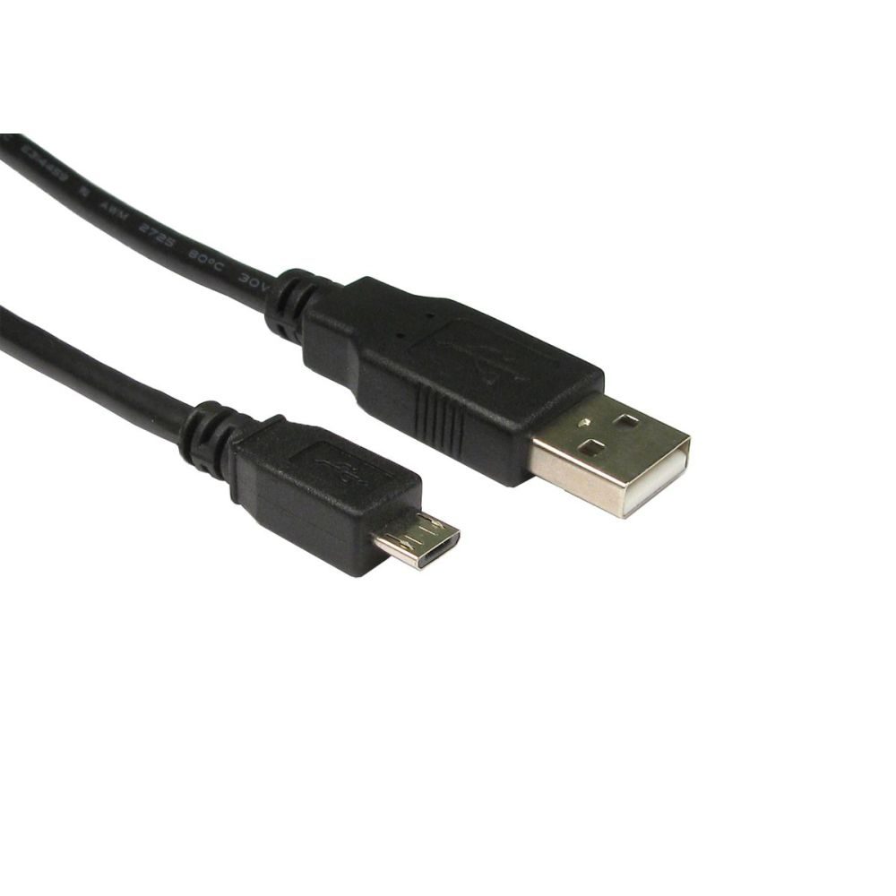 Cables Direct USB 2.0 Micro B Cable 3m Black