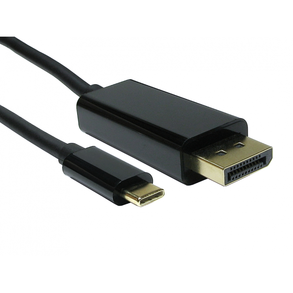 Cables Direct USB-C to DP 4K 60Hz 2m Black