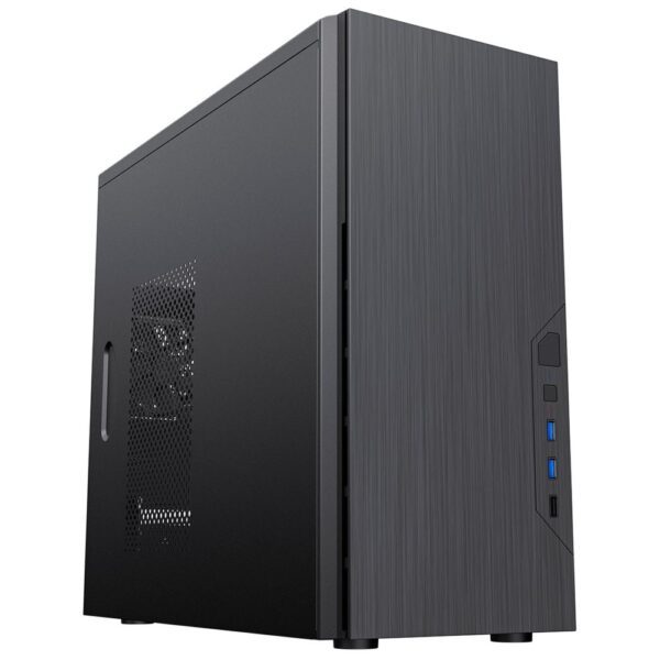 CIT Course Case, Micro Tower, Micro ATX/Mini-ITX, Brushed Aluminium