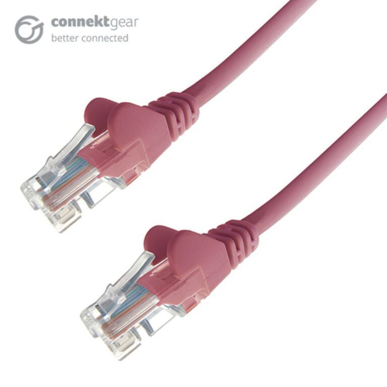 connektgear 15m RJ45 CAT5e UTP Stranded Network Cable - Pink