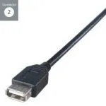 connektgear 1.5m USB 2.0 A Male to A Female Extension Cable