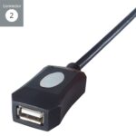 connektgear 15m USB 2.0 Active Extension Cable A Male to A Female