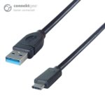 connektgear 1m USB 3.0 A to C Cable - SuperSpeed 5Gbps