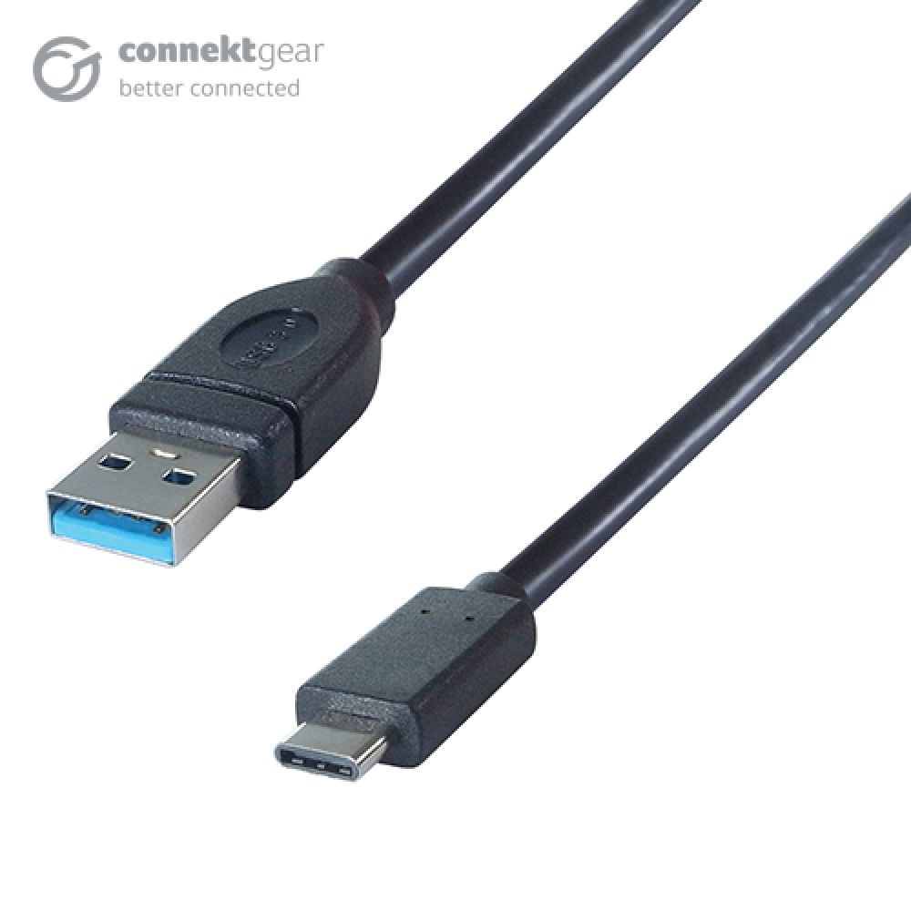 connektgear 1m USB 3.0 A to C Cable - SuperSpeed 5Gbps