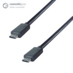 connektgear 1m USB-C to USB-C Cable, 10Gbps, USB 3.1 Gen 2, IF Certified