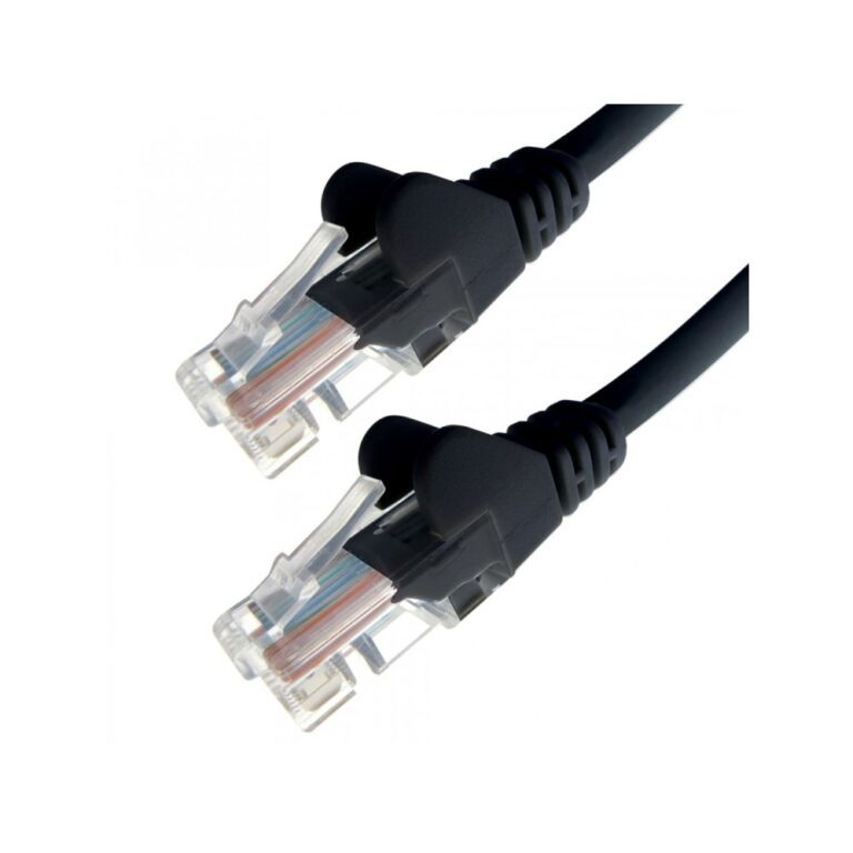 connektgear 28-0020BK 2m Cat5e U/UTP Black Network Cable