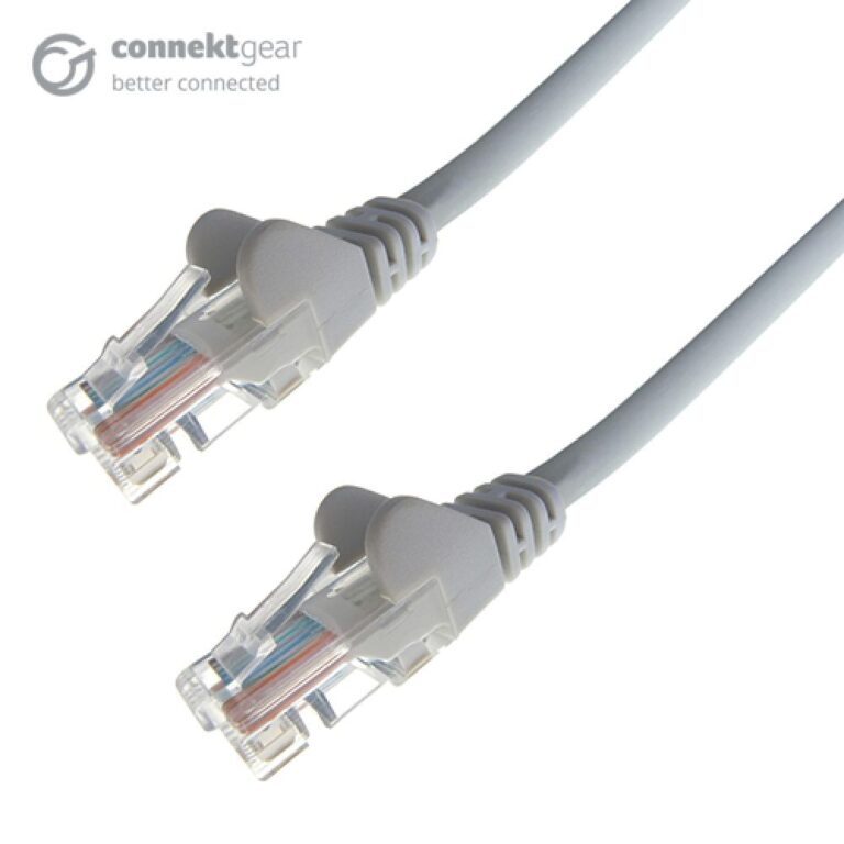 connektgear 2m CAT5e UTP Network Cable - Grey