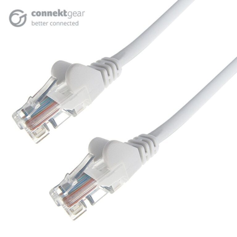 connektgear 2m RJ45 CAT5e UTP Cable - White