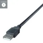 connektgear 2m USB-C Charge & Sync Cable A Male to Type C Male