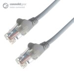 connektgear 3m Cat5e UTP RJ45 Network Cable - Grey