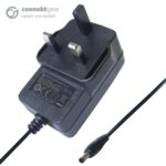 connektgear 4-Port USB 3.0 Hub with UK Power Supply - Black