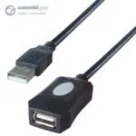 connektgear 5m USB 2.0 Active Extension Cable A Male to A Female