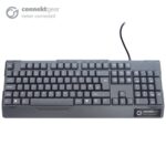 connektgear KB232 UK USB Keyboard - Water Resistant - Black