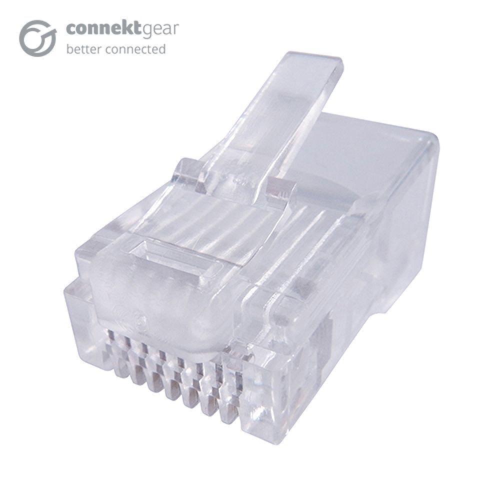 connektgear RJ45 CAT5e Crimp End Plugs - 50 Pack