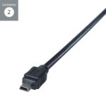 connektgear USB 2.0 A Male to B Mini 5 Pin Cable - 2m