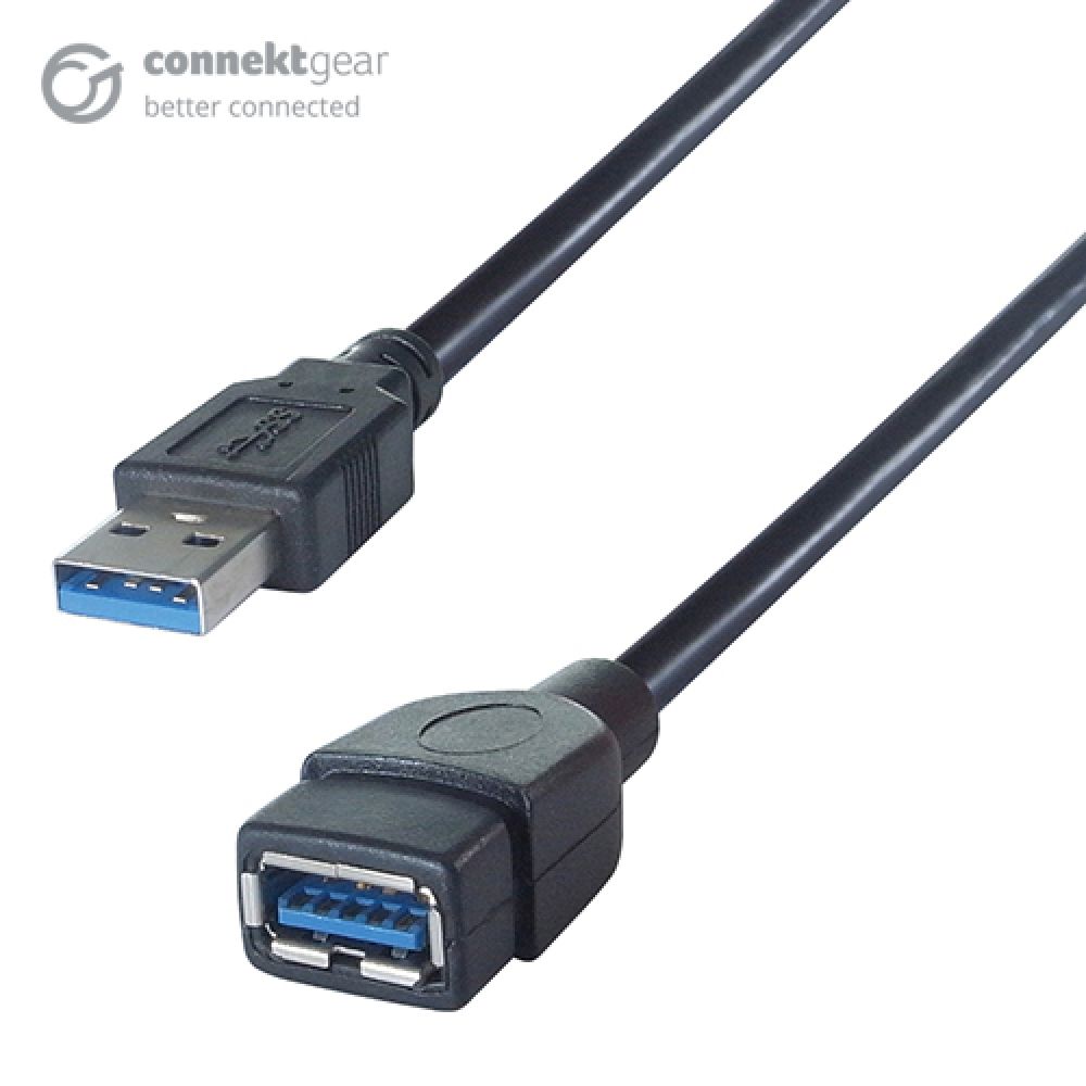 connektgear USB 3 Extension Cable A Male to A Female - 2m