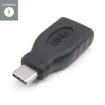 connektgear USB 3 Type C Male to A Female OTG Adapter