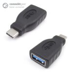 connektgear USB 3 Type C Male to A Female OTG Adapter