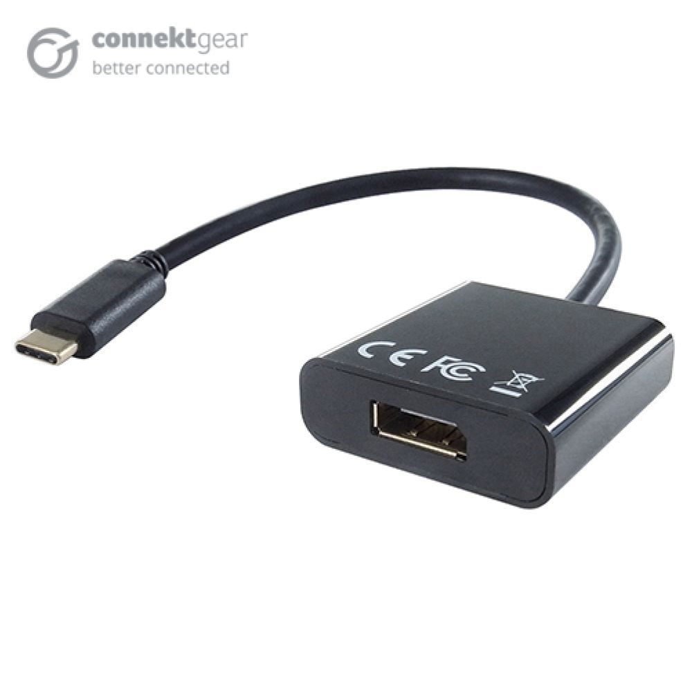 connektgear USB 3.1 Type-C to DP 4K Active Adapter - Thunderbolt Compatible