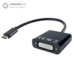 connektgear USB 3.1 Type-C to DVI-I Active Adapter - Thunderbolt & DP Compatible