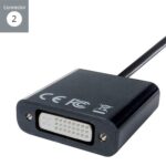 connektgear USB 3.1 Type-C to DVI-I Active Adapter - Thunderbolt & DP Compatible