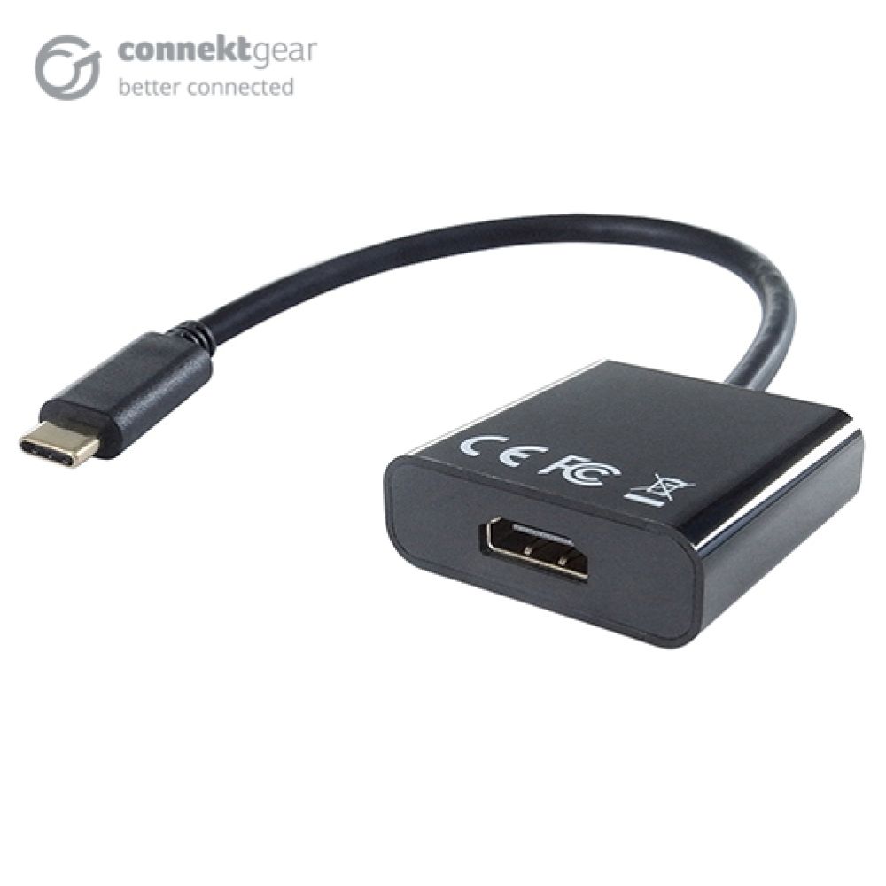connektgear USB 3.1 Type-C to HDMI 4K Active Adapter - Thunderbolt/DP Compatible
