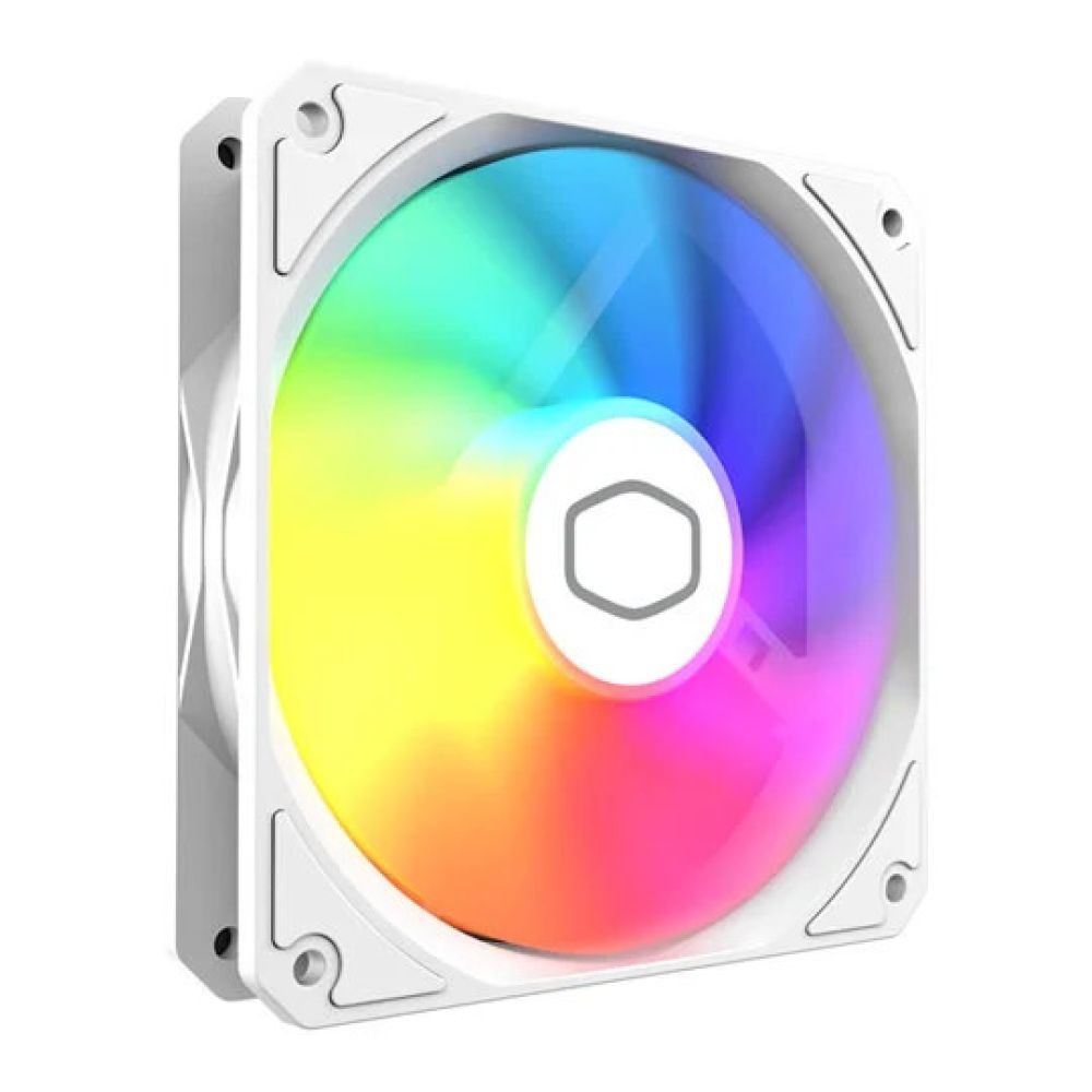 Cooler Master MF120 Lite ARGB 120mm White 1750rpm 70.5CFM Sleeve