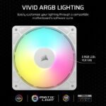 Corsair RS120 ARGB 120mm White Fan 1-Pack