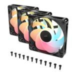 Corsair RS120-R ARGB 120mm Black 3-Pack Fan