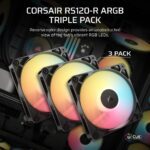 Corsair RS120-R ARGB 120mm Black 3-Pack Fan
