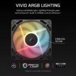 Corsair RS120-R ARGB 120mm Black 3-Pack Fan