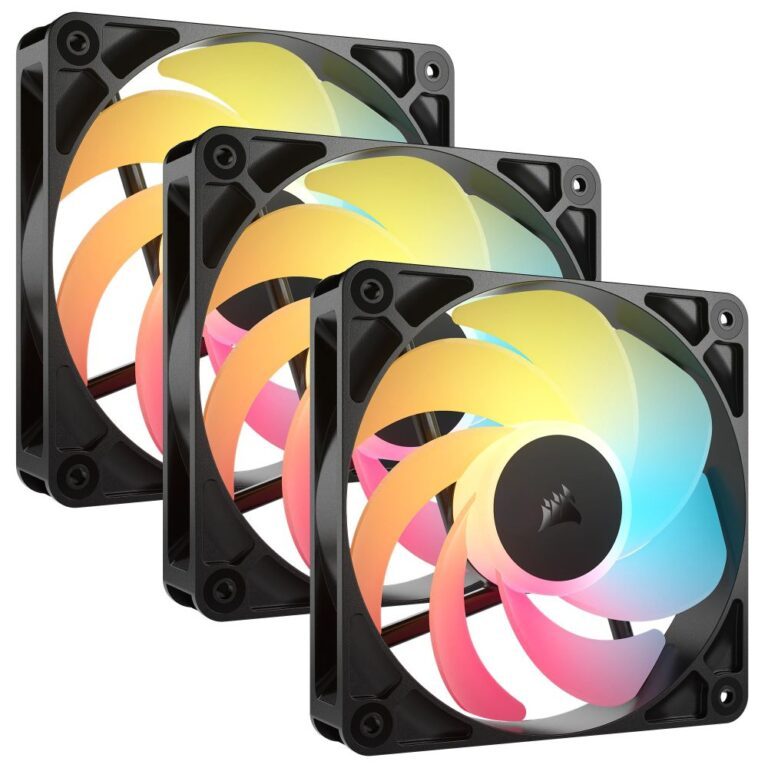 Corsair RS120-R ARGB 120mm Black 3-Pack Fan