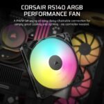 Corsair RS140 ARGB 14cm Black 2-Pack Case Fan